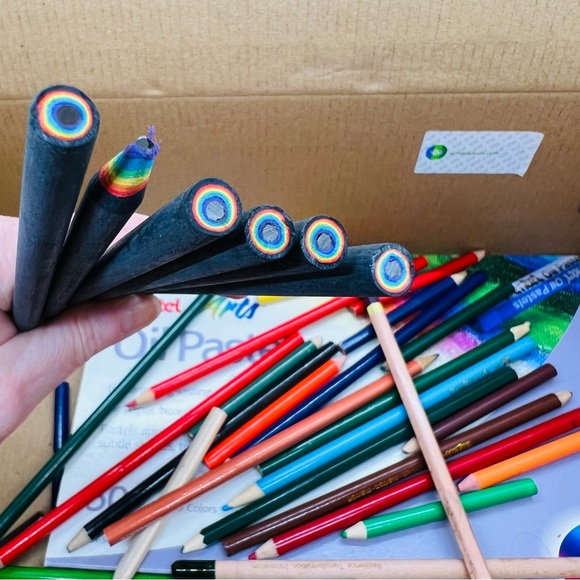 NWT & Used Colored Pencils, Oil Pastels Bundle of over 100 items!!! - Picture 9 of 10